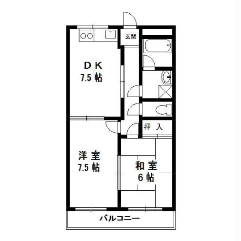 物件間取画像