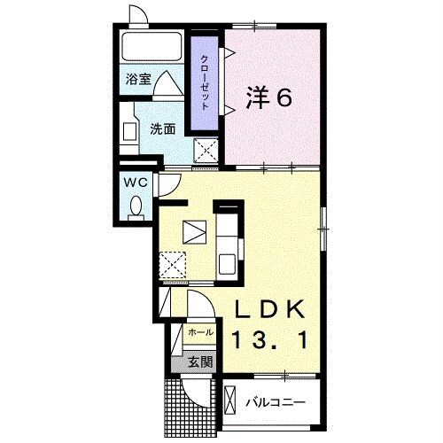 サンライズⅢの物件間取画像