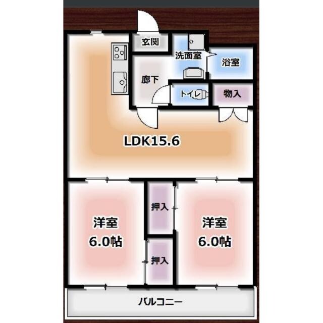 サンライト星ヶ丘の物件間取画像