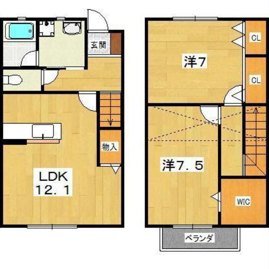 スターサイドの物件間取画像