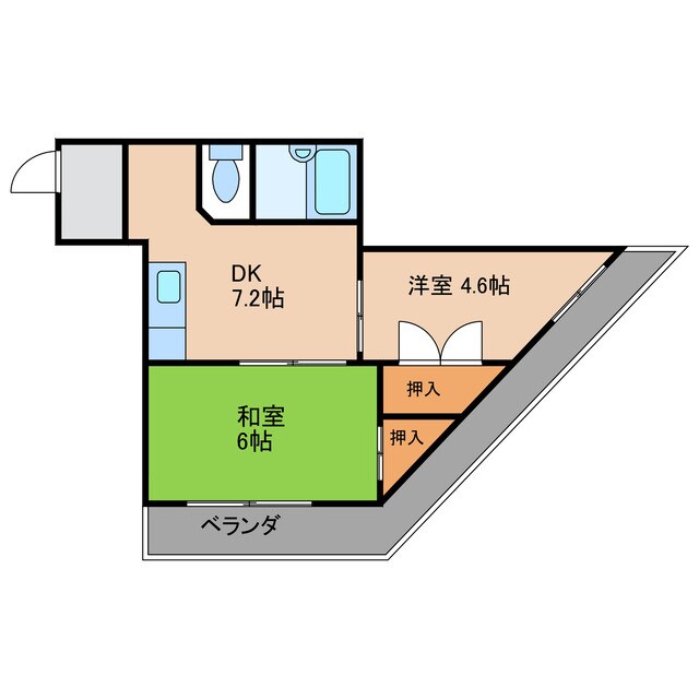 Mプラザ津田駅前　弐番館の物件間取画像