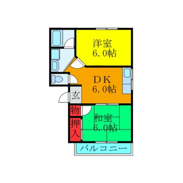 物件間取画像