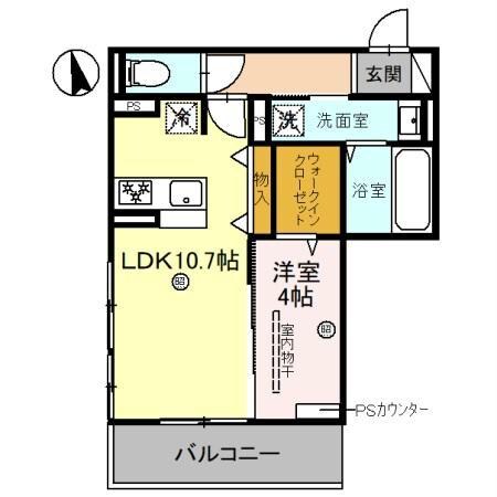 シエル星田の物件間取画像