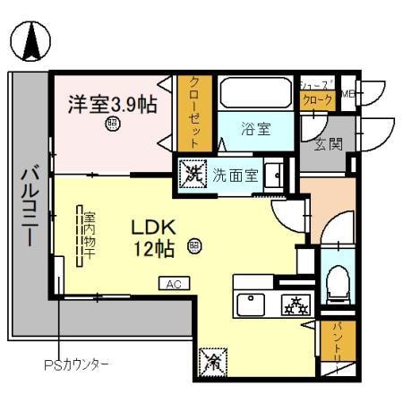 （仮）D-residence天之川の物件間取画像