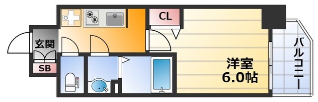 プレサンスブルーム東三国の物件間取画像