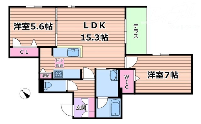 オルキデアクオーレの物件間取画像