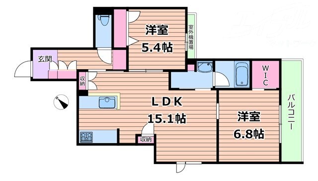 オルキデアクオーレの物件間取画像