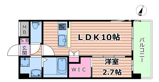 セレニテ東三国ミラクの物件間取画像