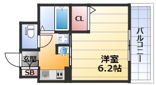 エステムコート新大阪6エキスプレイスの物件間取画像