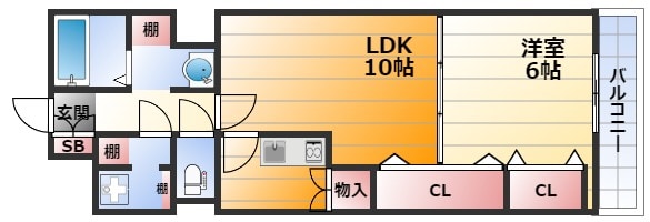 プリンスコート新高の物件間取画像