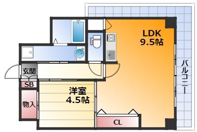 サムティ新大阪ウエストの物件間取画像