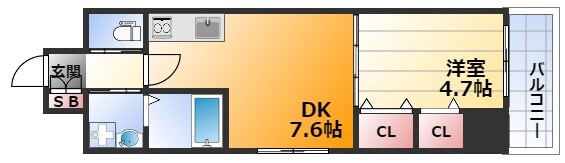 パークフラッツ新大阪の物件間取画像