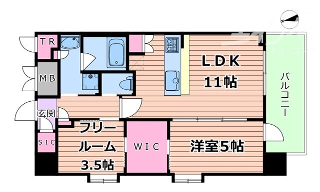 リッツ新大阪プレミアムの物件間取画像