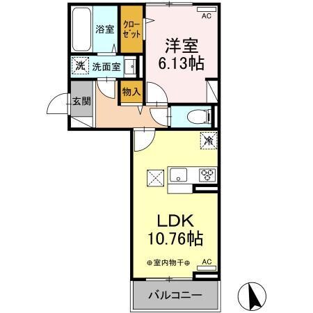 ピアニー問屋町の物件間取画像