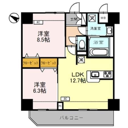 グラン・ルポ高崎の物件間取画像