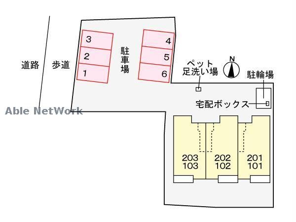 カーサ・紫木蓮の物件外観写真