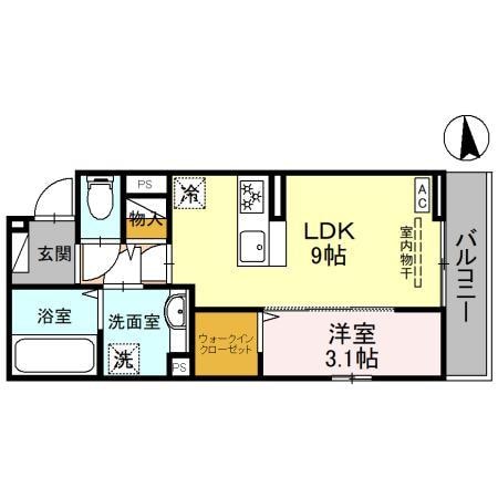 ミライフハウス栄町の物件間取画像