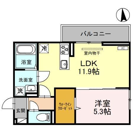 クロッシア住吉町の物件間取画像