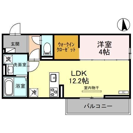 クロッシア住吉町の物件間取画像