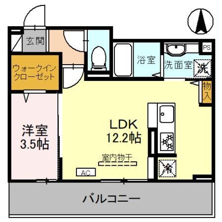 コンフォート岩押の物件間取画像