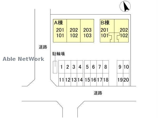 ペルル・ノワール　A/Bの物件外観写真