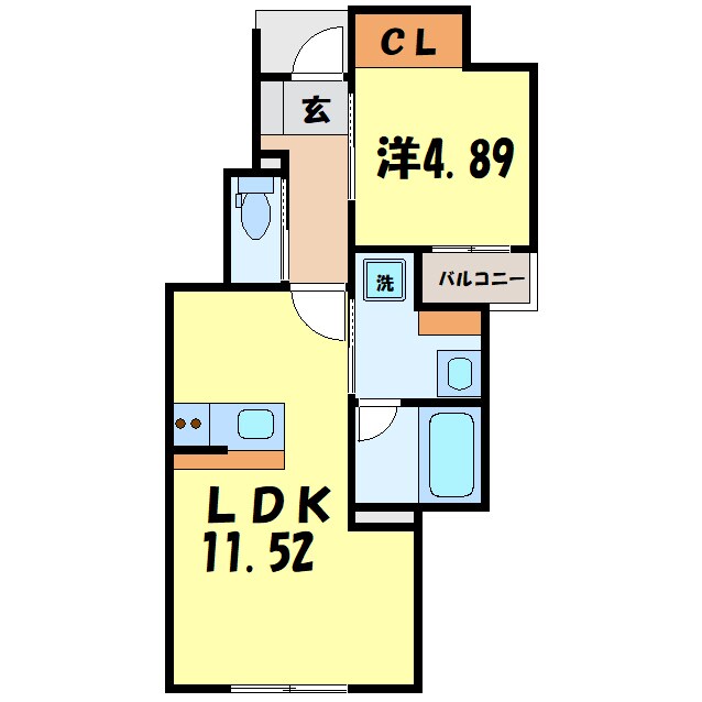 グランツリー井野の物件間取画像