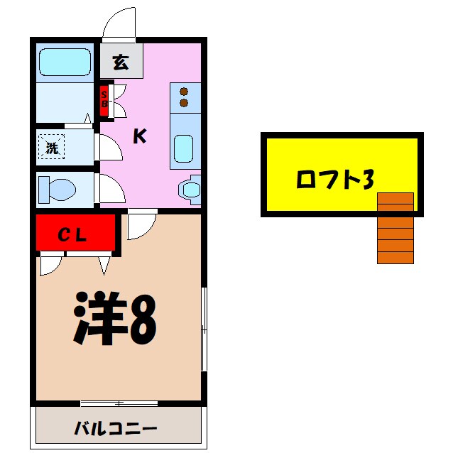 アイクスの物件間取画像