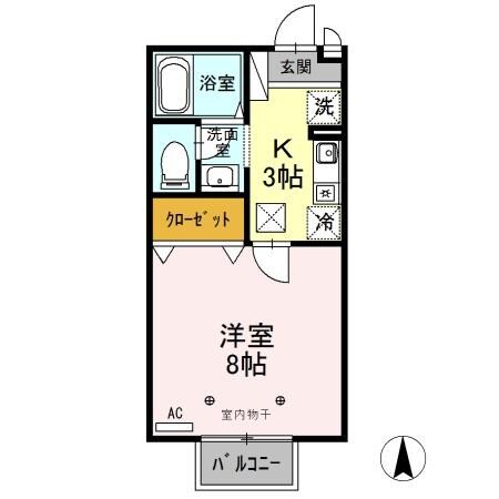 アーバンフラッツの物件間取画像