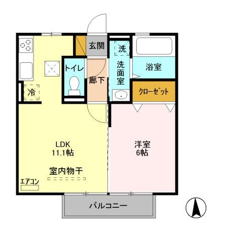 オペラハウス青柳の物件間取画像