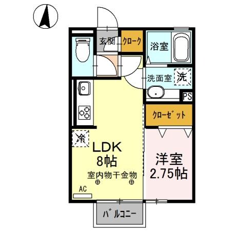 Marigoldの物件間取画像