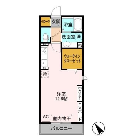 オペラハウス西片貝の物件間取画像