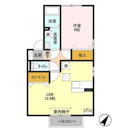 ロイヤルガーデン岡之郷の物件間取画像