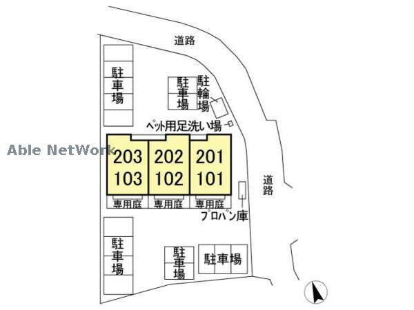 ＣＯＷＺ（高崎市剣崎町）の物件外観写真