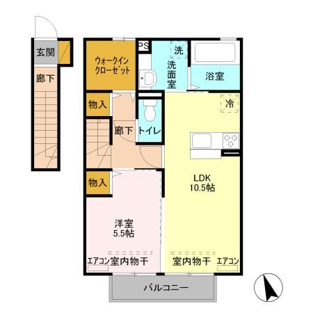 カーサ ドマーニの物件間取画像