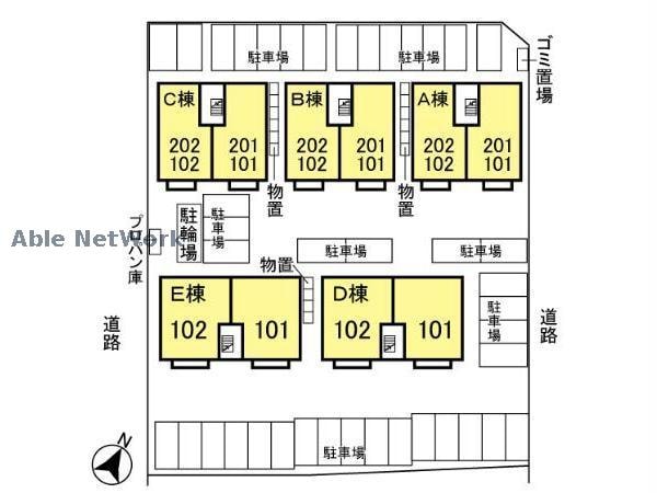 リビングタウン西浦Ａ/Ｂ/Ｃ/Ｄ/Ｅの物件外観写真