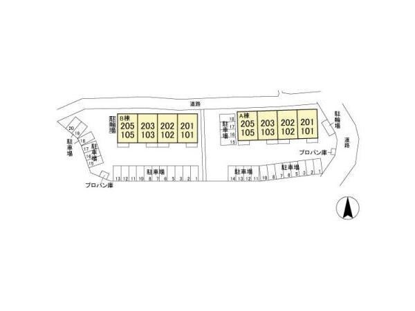 スクエア　A・Ｂの物件内観写真