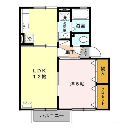 ブルーリーフ　Ａ/Ｂの物件間取画像
