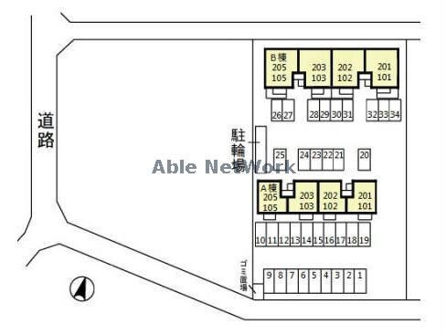ブルーリーフ　Ａ/Ｂの物件外観写真