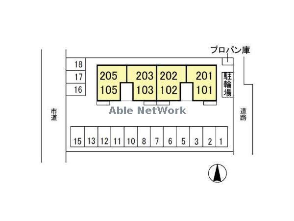 フォンテーヌの物件外観写真