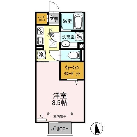 コモド　Ａ・Bの物件間取画像