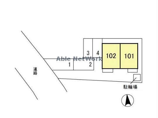 メゾンプレジール　C（高崎市菅谷町）の物件外観写真