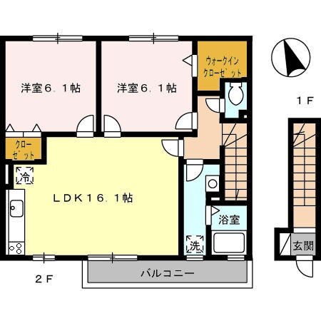 セジュールセントレの物件間取画像