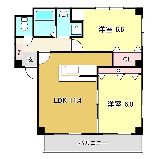 ザジテールの物件間取画像
