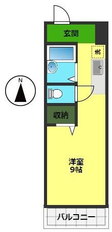 マーガレットパレスの物件間取画像