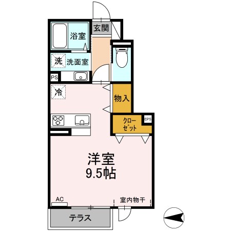 ヴィラ新本町の物件間取画像
