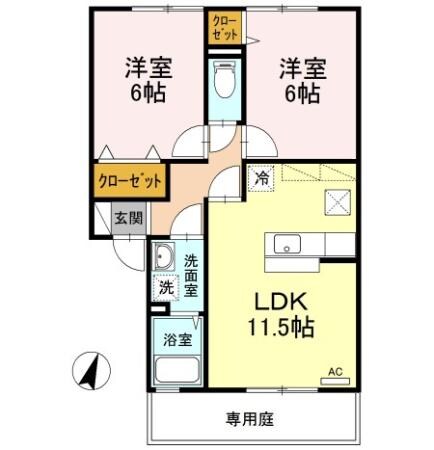ウィルモア イーストの物件間取画像