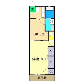 日の出マンションの物件間取画像