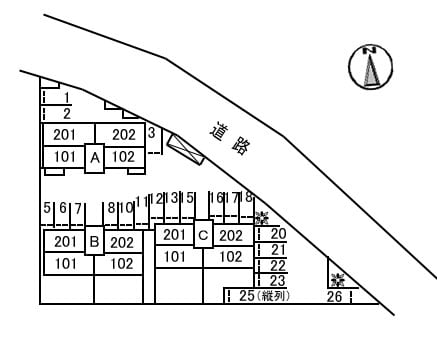 シャーメゾン北久保 B棟の物件外観写真