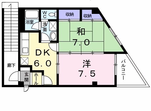 シュマンハウスの物件間取画像