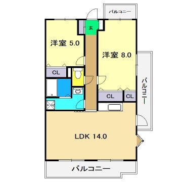 プレステージの物件間取画像